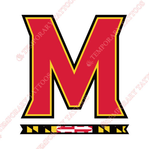 Maryland Terrapins Customize Temporary Tattoos Stickers NO.4988